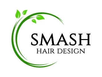 Smash Hair Design logo design by jetzu