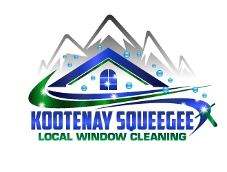 Kootenay Squeegee logo design by 35mm