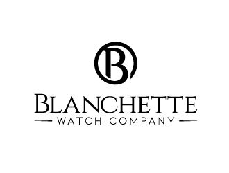 Blanchette Watch Company logo design by jaize