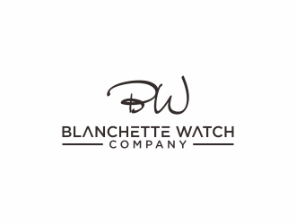 Blanchette Watch Company logo design by kevlogo