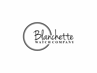 Blanchette Watch Company logo design by ammad
