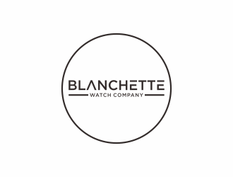 Blanchette Watch Company logo design by kevlogo
