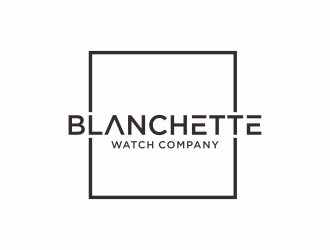 Blanchette Watch Company logo design by kevlogo