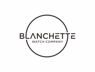 Blanchette Watch Company logo design by kevlogo