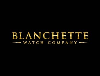 Blanchette Watch Company logo design by maserik