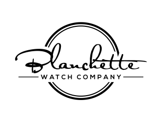 Blanchette Watch Company logo design by cintoko