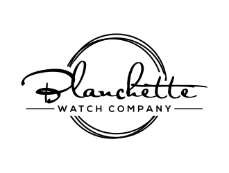 Blanchette Watch Company logo design by cintoko