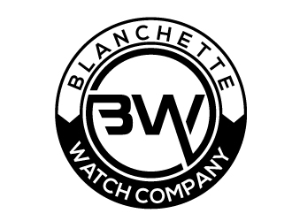 Blanchette Watch Company logo design by Upoops