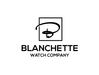 Blanchette Watch Company logo design by Upoops