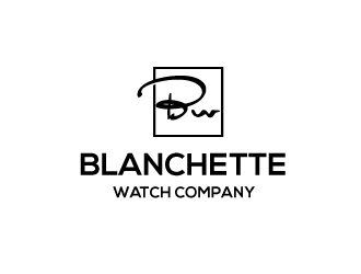 Blanchette Watch Company logo design by Upoops