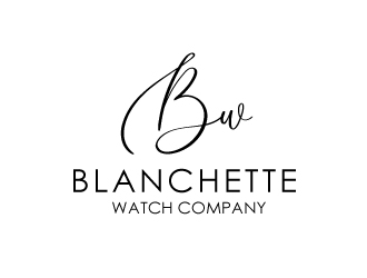 Blanchette Watch Company logo design by Upoops
