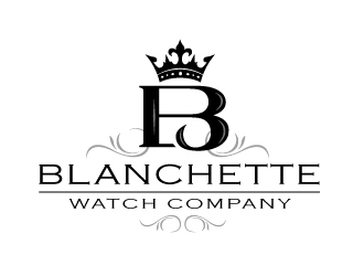 Blanchette Watch Company logo design by REDCROW