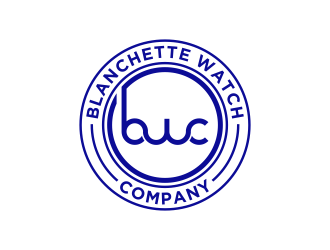 Blanchette Watch Company logo design by BlessedArt
