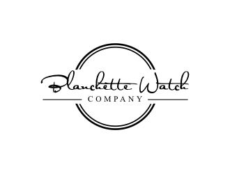 Blanchette Watch Company logo design by Barkah