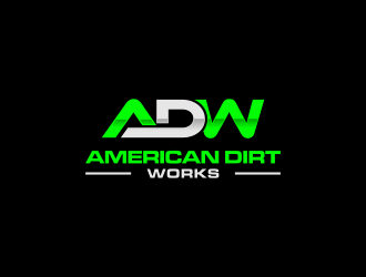 American Dirt Works LLC logo design by haidar