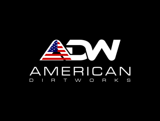 American Dirt Works LLC logo design by oke2angconcept