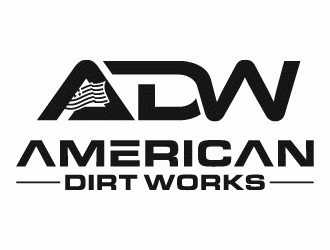 American Dirt Works LLC logo design by lestatic22