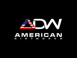 American Dirt Works LLC logo design by oke2angconcept