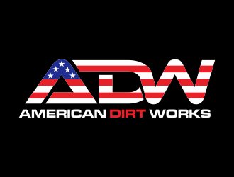 American Dirt Works LLC logo design by hidro