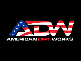 American Dirt Works LLC logo design by hidro