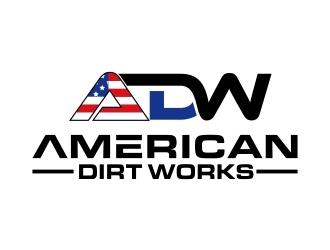 American Dirt Works LLC logo design by dibyo