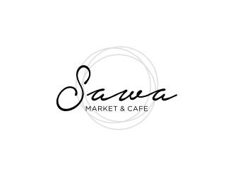 Sawa Market & Cafe  logo design by asyqh