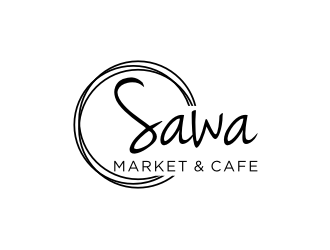 Sawa Market & Cafe  logo design by asyqh