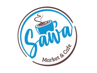Sawa Market & Cafe  logo design by Pram