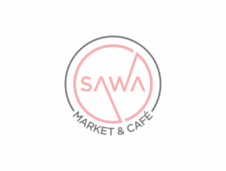 Sawa Market & Cafe  logo design by hopee