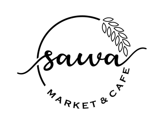 Sawa Market & Cafe  logo design by cintoko