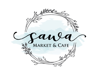 Sawa Market & Cafe  logo design by ingepro