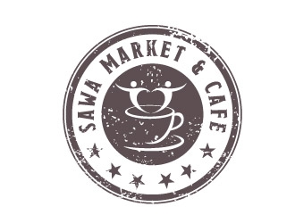 Sawa Market & Cafe  logo design by REDCROW
