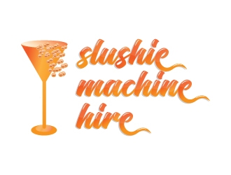 slushie machine hire logo design by Hansiiip
