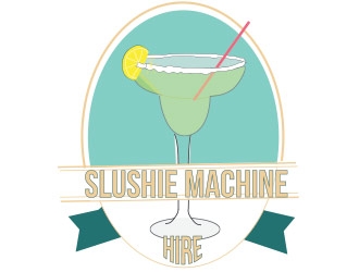 slushie machine hire logo design by not2shabby