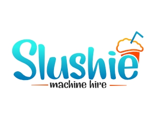 slushie machine hire logo design by Pram