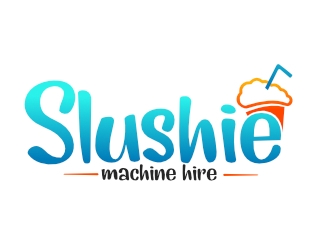 slushie machine hire logo design by Pram
