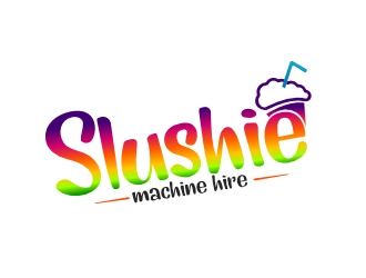 slushie machine hire logo design by Pram