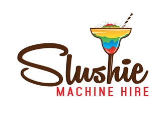 slushie machine hire logo design by logoguy