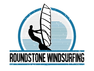 Roundstone Windsurfing logo design by abss