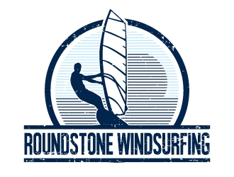 Roundstone Windsurfing logo design by abss