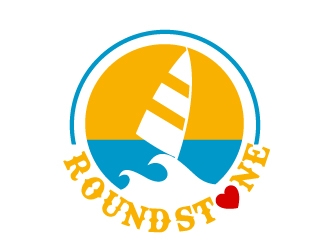 Roundstone Windsurfing logo design by uttam