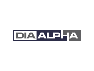 DIA Alpha logo design by oke2angconcept