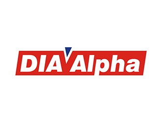 DIA Alpha logo design by gitzart
