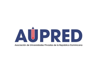 AUPRED, Asociación de Universidades Privadas de la República Dominicana logo design by rokenrol