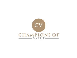 Champions of Value logo design by bricton