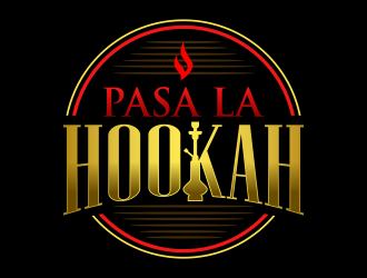 Pasa la hookah  logo design by ingepro