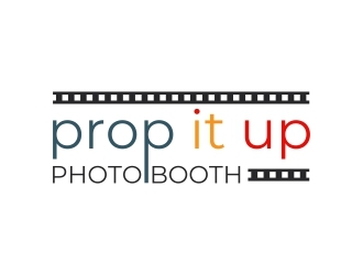 Prop It Up Photo Booth logo design by dibyo