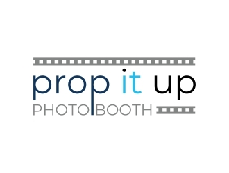 Prop It Up Photo Booth logo design by dibyo