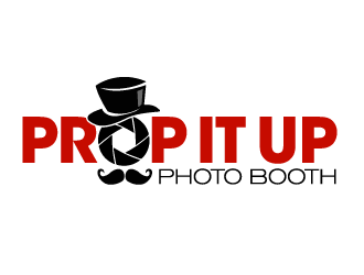 Prop It Up Photo Booth logo design by kunejo