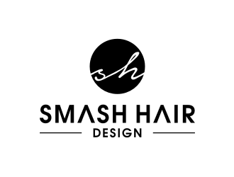 Smash Hair Design logo design by asyqh
